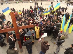 У Маріуполі відбувся молебень за Україну